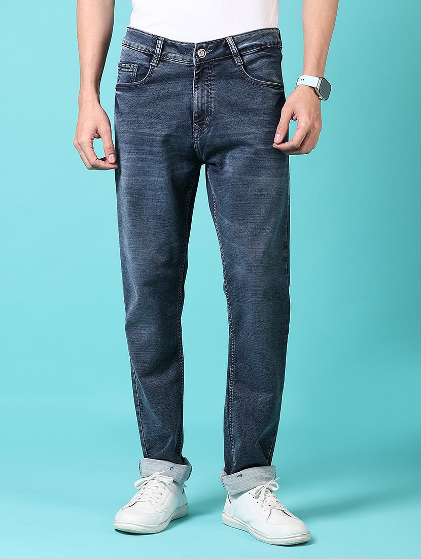 men mid rise plain jeans - 21703892 - Zoom Image - 0