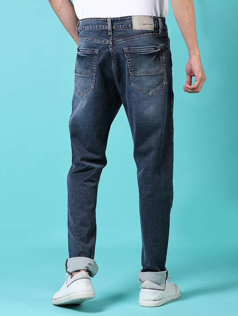 men mid rise plain jeans - 21703892 - Standard Image - 3