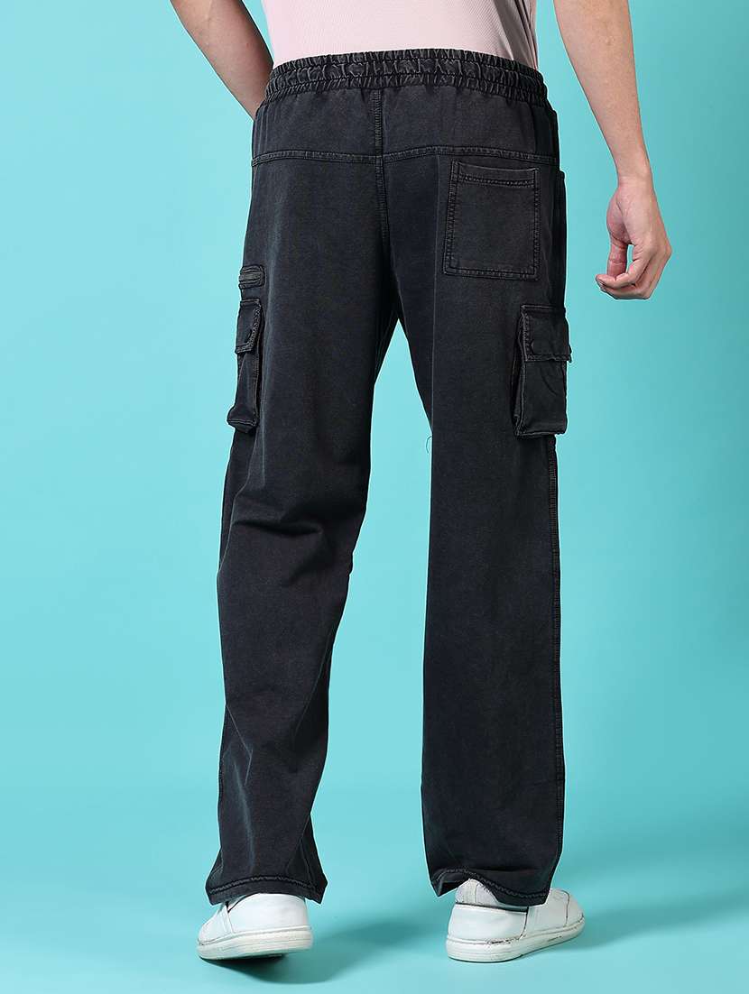 men mid rise solid cargo - 21703923 -  Standard Image - 3