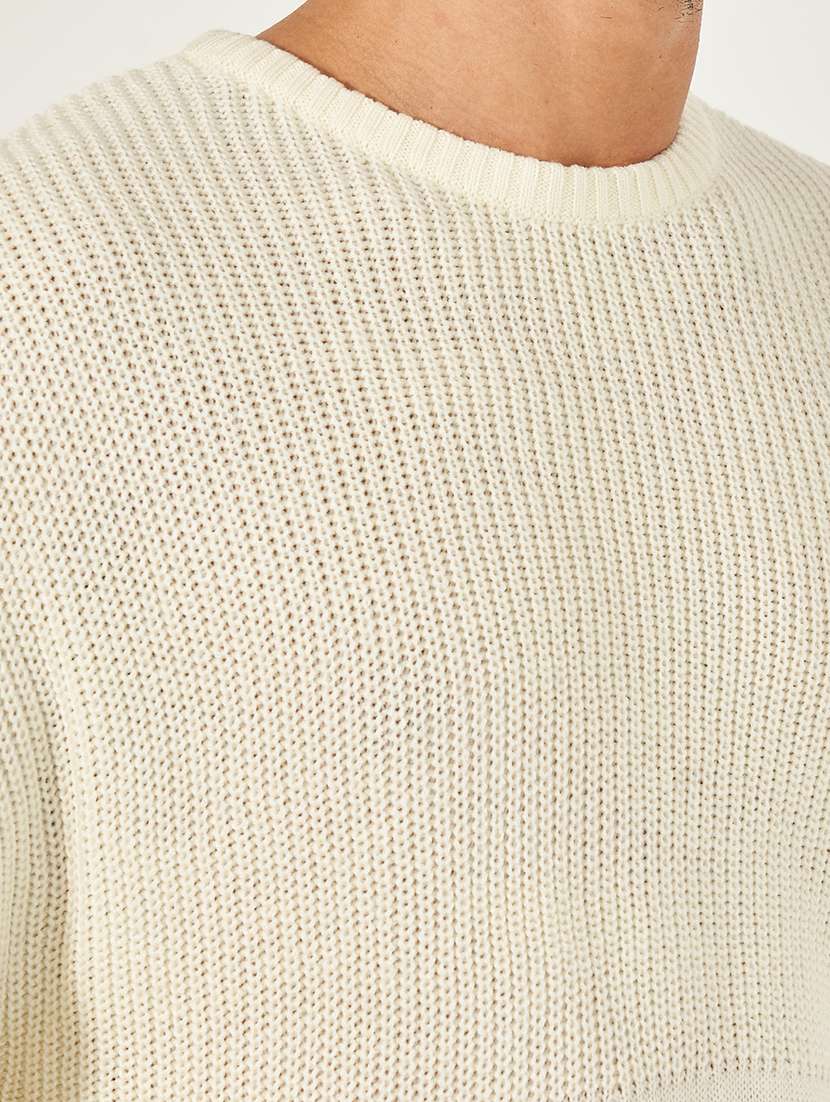 men long sleeves self design pullover - 21703949 -  Standard Image - 3