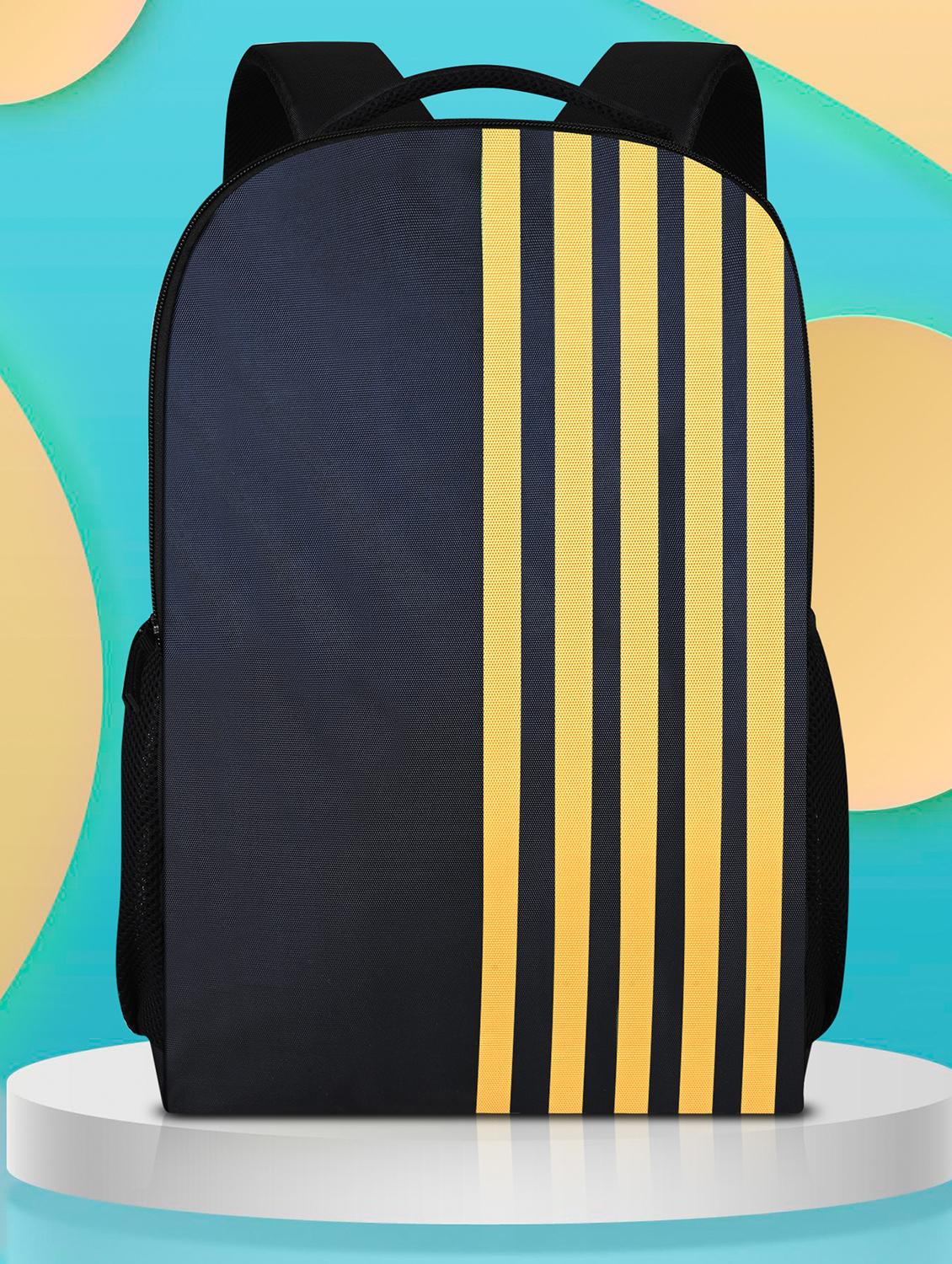 men color block adjustable strap backpack - 21704734 - Zoom Image - 0