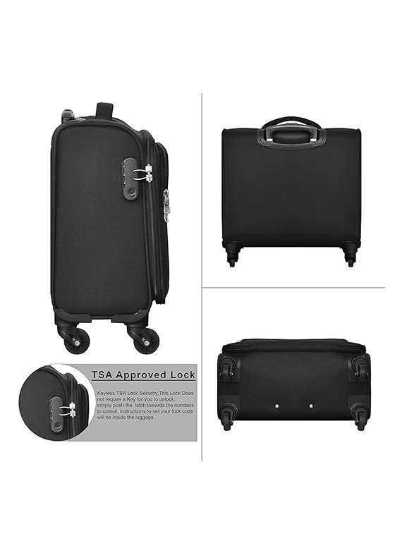 optima small cabin luggage premium overnighter cabin trolley luggage - 21704842 - Standard Image - 5