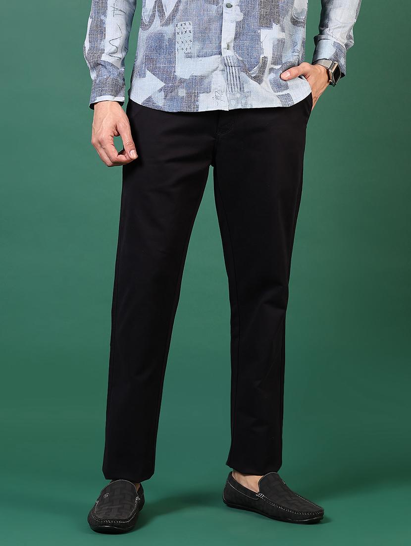 men solid mid rise casual chino - 21705008 -  Zoom Image - 0