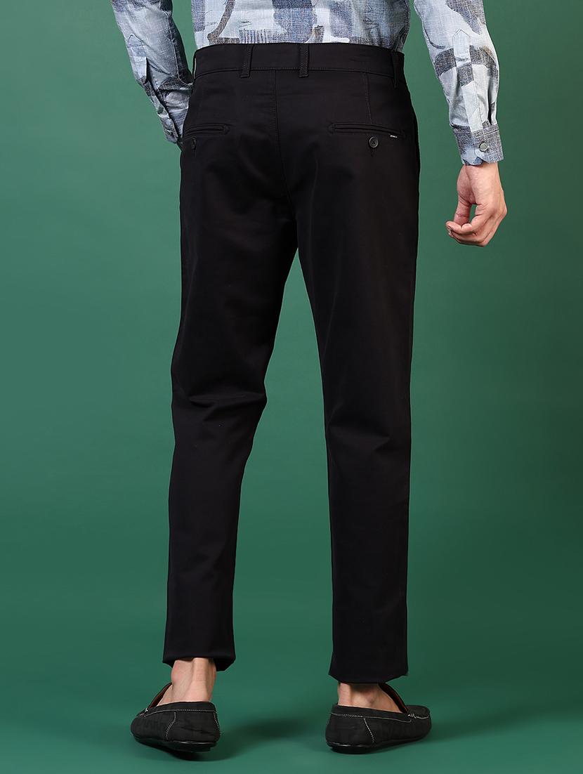 men solid mid rise casual chino - 21705008 - Standard Image - 3