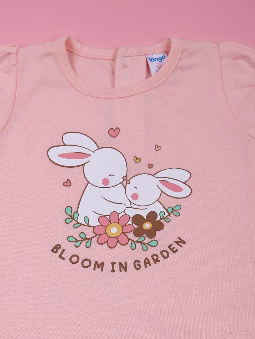 kids pack of 2 printed t-shirt with bloomers - 21705014 - Standard Image - 3
