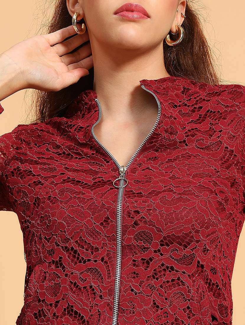 women self designed long sleeves summer jacket - 21705371 -  Standard Image - 5