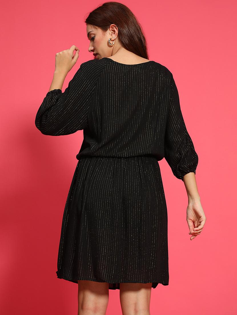 women self designed fit & flare dress - 21705516 - Standard Image - 3