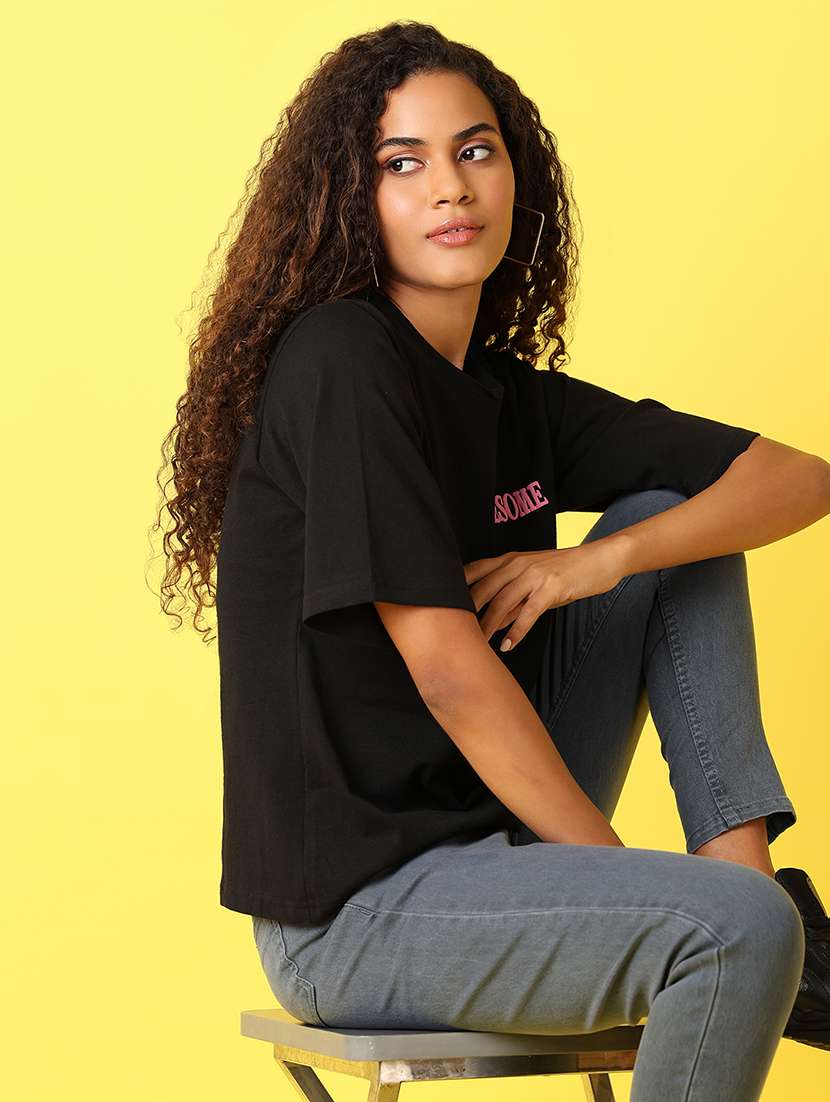 women printed short sleeves t-shirt - 21705678 -  Standard Image - 3