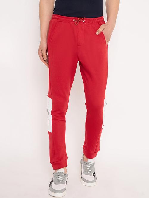 men mid rise color block joggers - 21707116 - Standard Image - 0