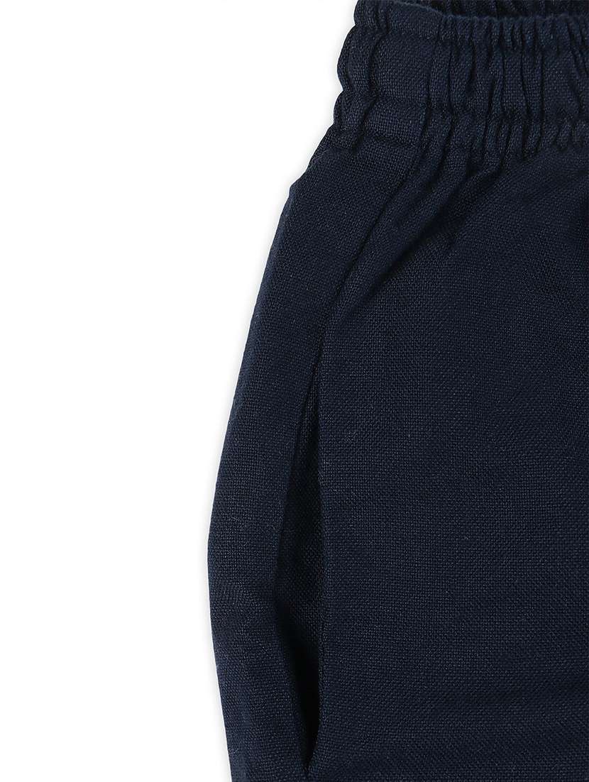 boys peach stripes shirts & shorts set - 21707856 -  Standard Image - 3