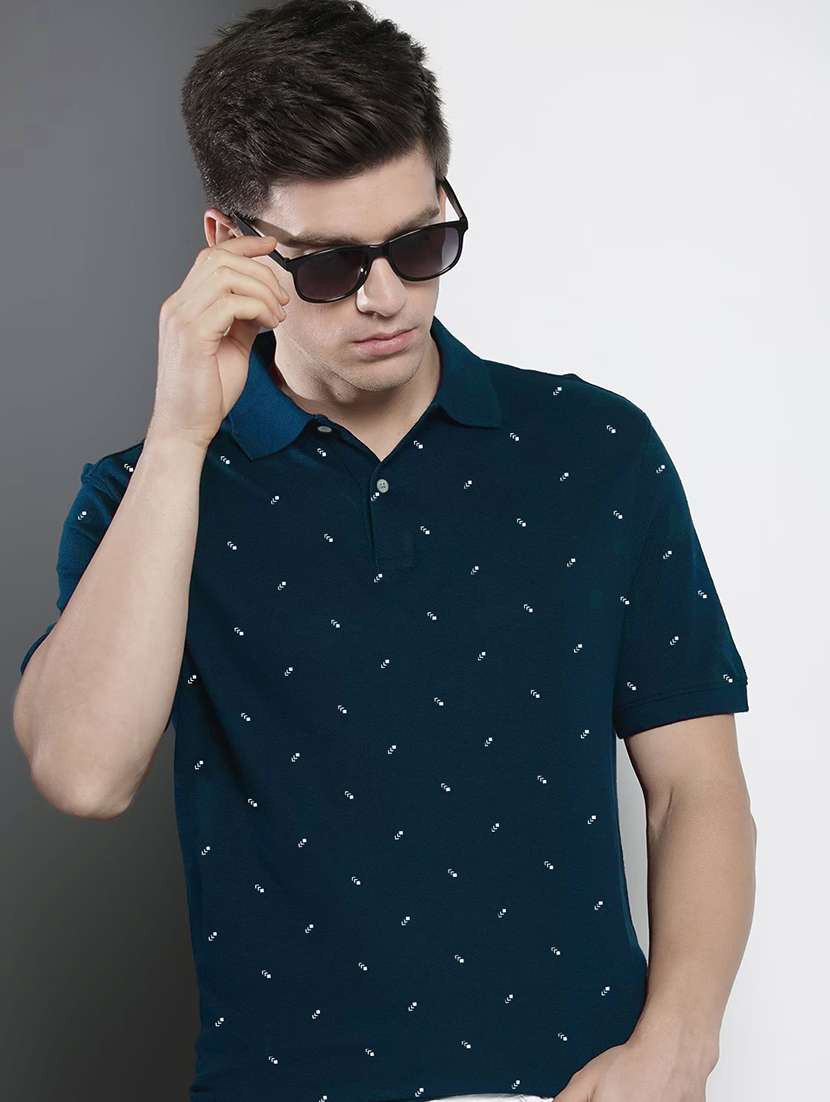 men short sleeves printed polo t-shirt - 21707883 -  Standard Image - 3