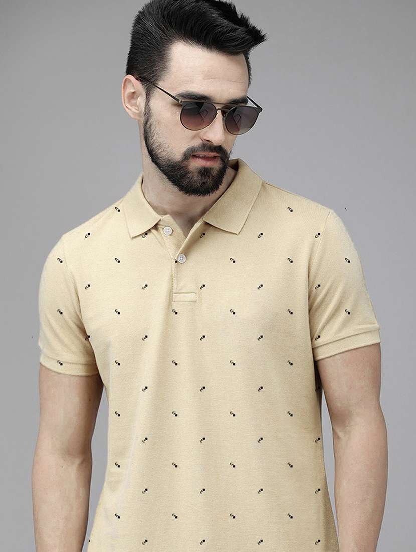 men short sleeves printed polo t-shirt - 21707885 -  Standard Image - 3