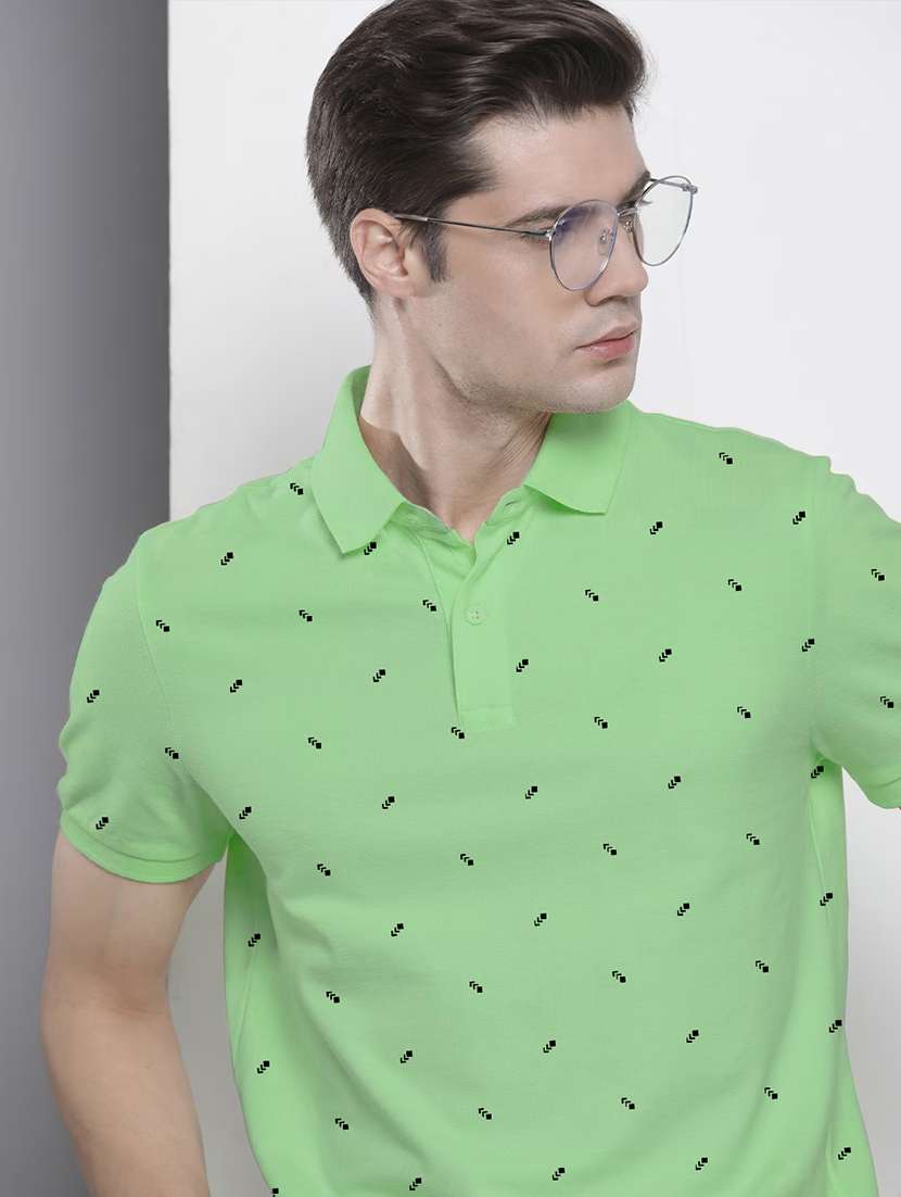 men short sleeves printed polo t-shirt - 21707894 -  Standard Image - 3