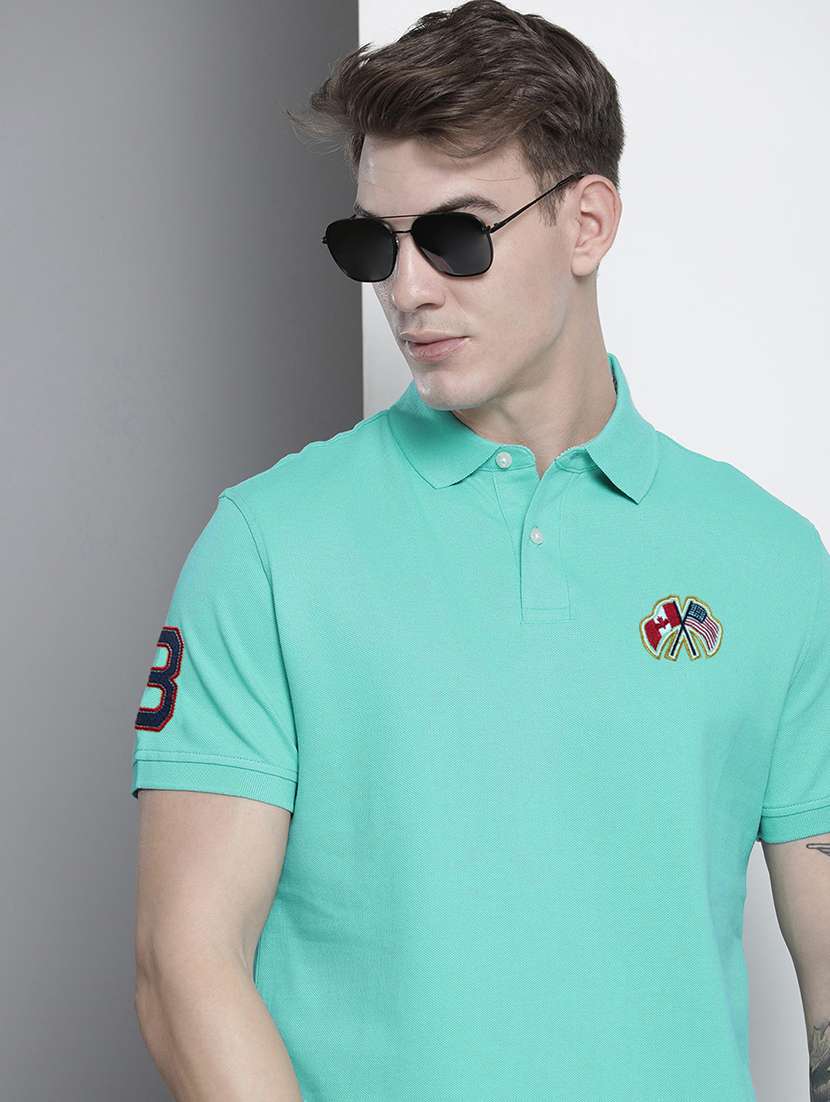 men short sleeves plain polo t-shirt - 21707900 -  Standard Image - 3
