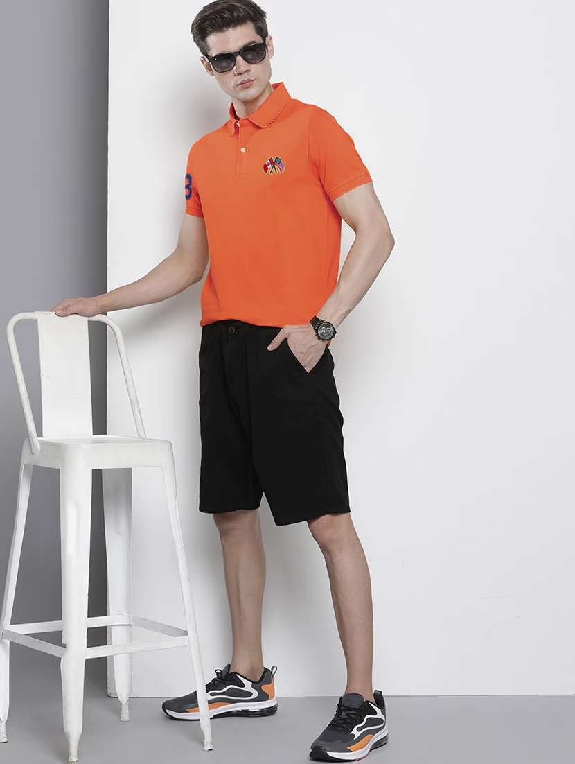 men short sleeves plain polo t-shirt - 21707908 -  Standard Image - 3