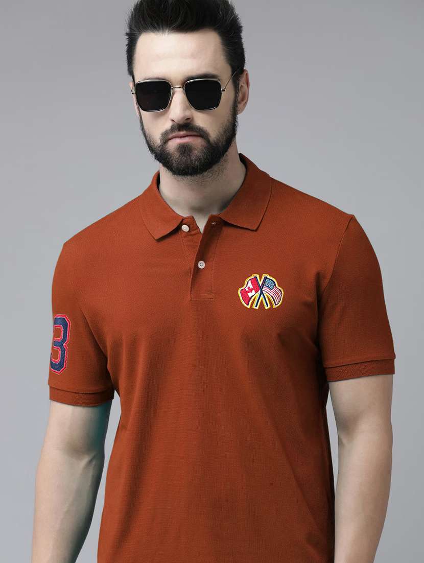men short sleeves plain polo t-shirt - 21707911 -  Standard Image - 3