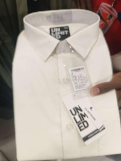 cream poly cotton formal shirt - 21708296 - Standard Image - 0