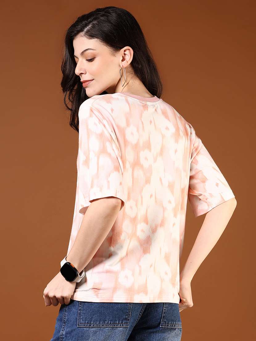 women printed short sleeves t-shirt - 21708307 -  Standard Image - 3