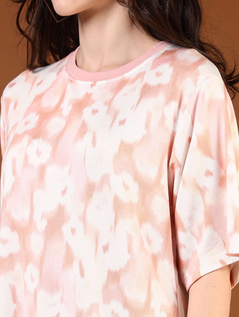 women printed short sleeves t-shirt - 21708307 -  Standard Image - 5