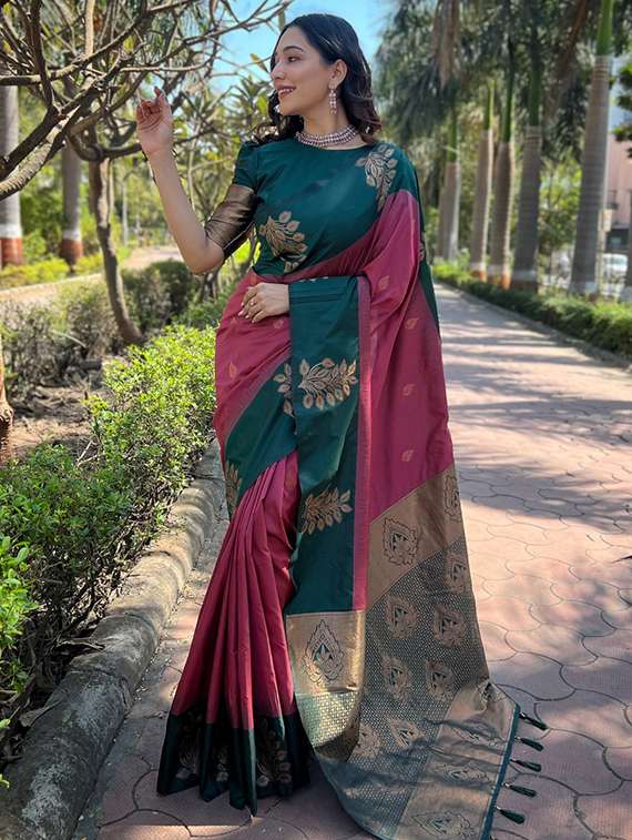 women self design bordered saree with blouse - 21708464 -  Zoom Image - 0