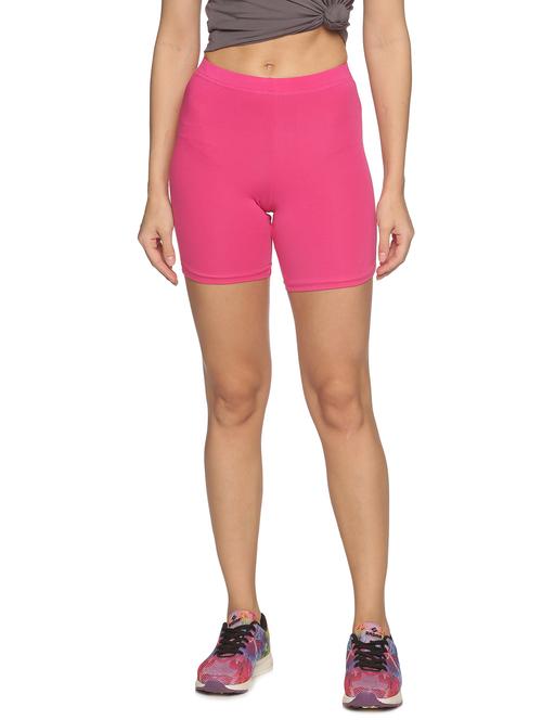 women mid rise solid cycling shorts  - 21708583 -  Standard Image - 0
