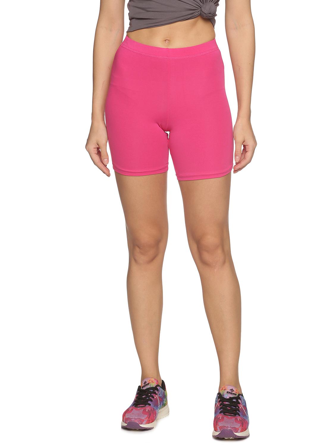 women mid rise solid cycling shorts  - 21708583 -  Zoom Image - 0