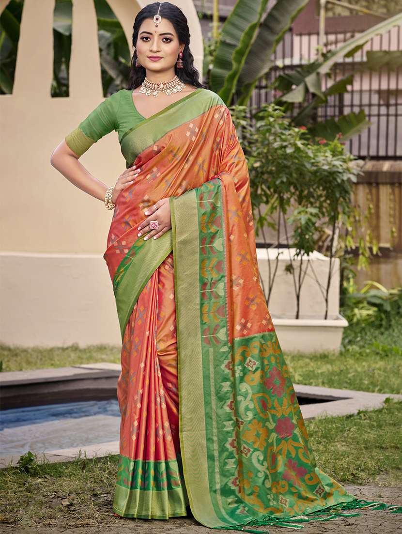 women self design bordered saree with blouse - 21708891 -  Zoom Image - 0