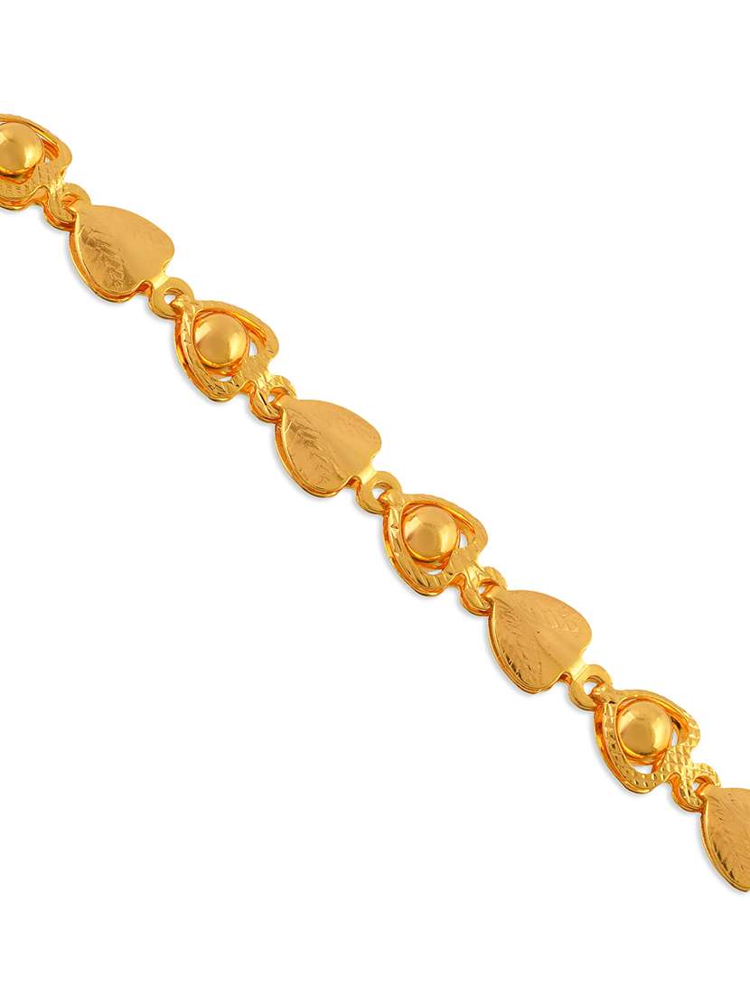 women gold plated links bracelet - 21709022 -  Standard Image - 3