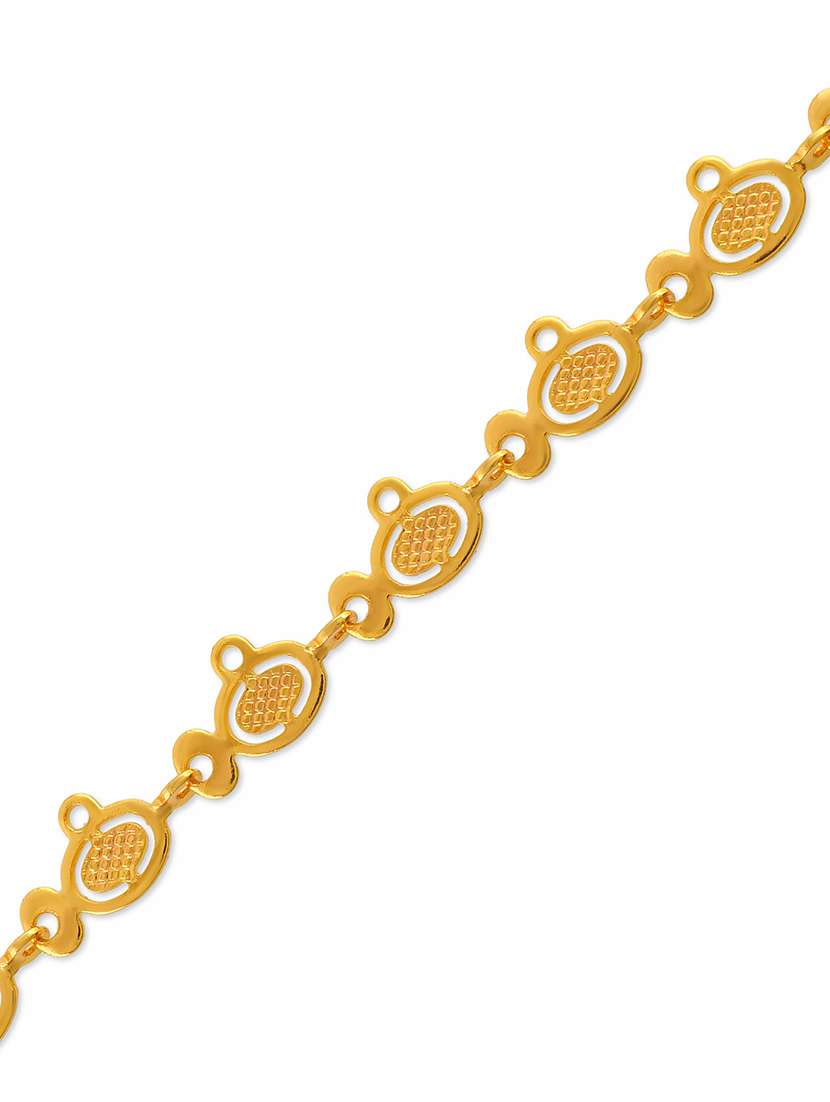 women gold plated links bracelet - 21709023 -  Standard Image - 3