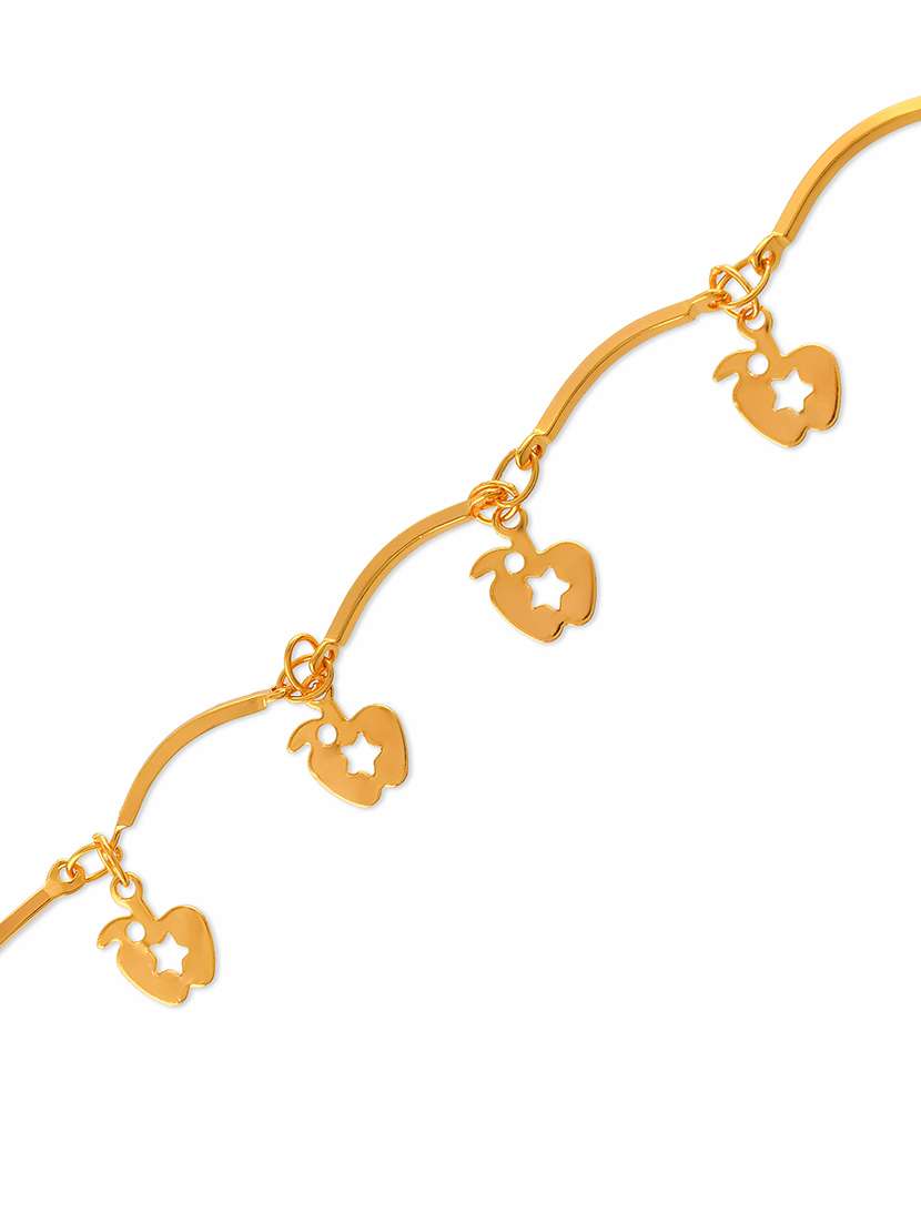 women gold plated links bracelet - 21709024 -  Standard Image - 3