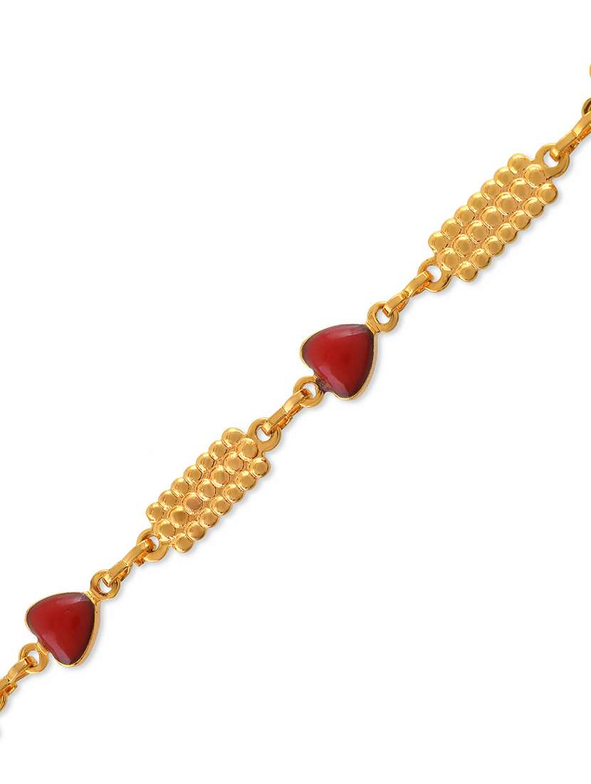 women gold plated links bracelet - 21709025 -  Standard Image - 3