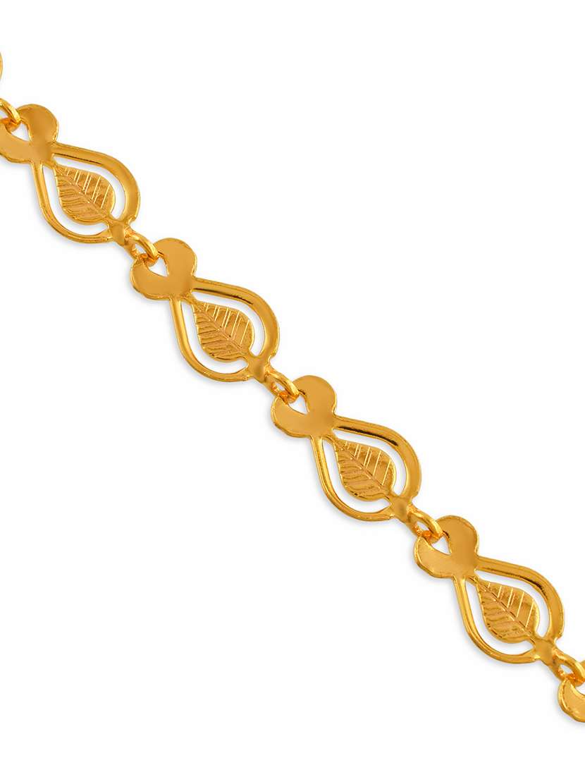 women gold plated links bracelet - 21709027 -  Standard Image - 3