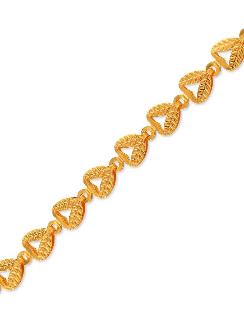 women gold plated links bracelet - 21709125 -  Standard Image - 3
