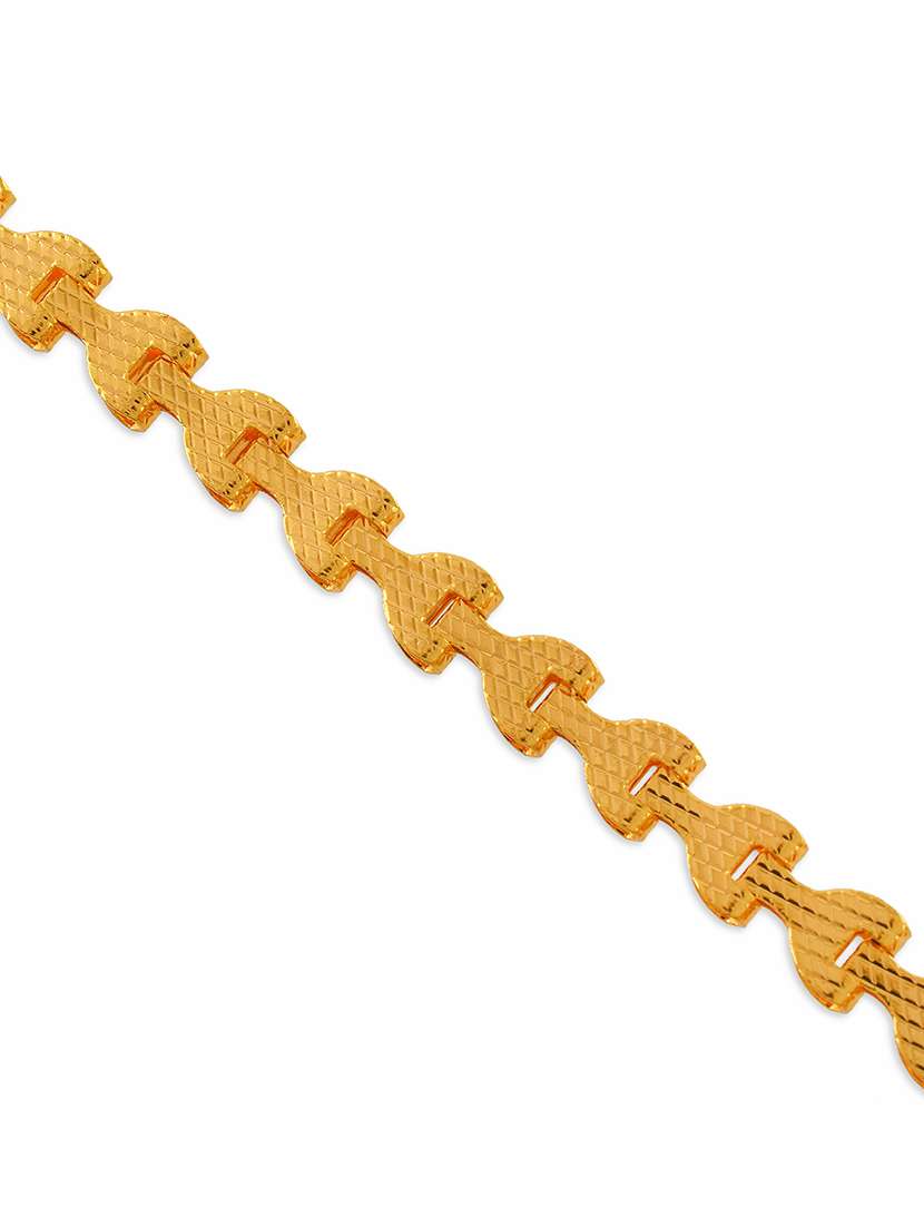 women gold plated links bracelet - 21709134 -  Standard Image - 3