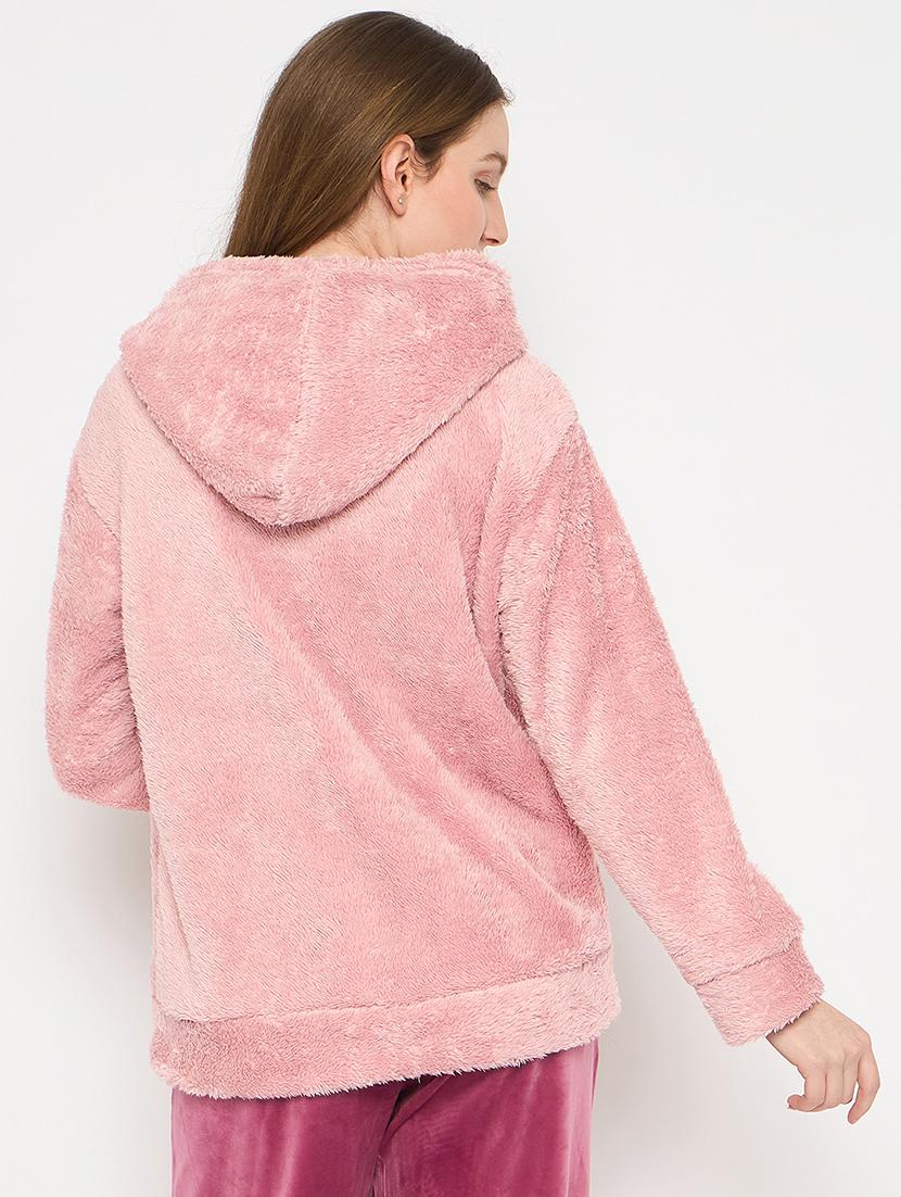 women long sleeves plain sweatshirt - 21709287 - Standard Image - 3