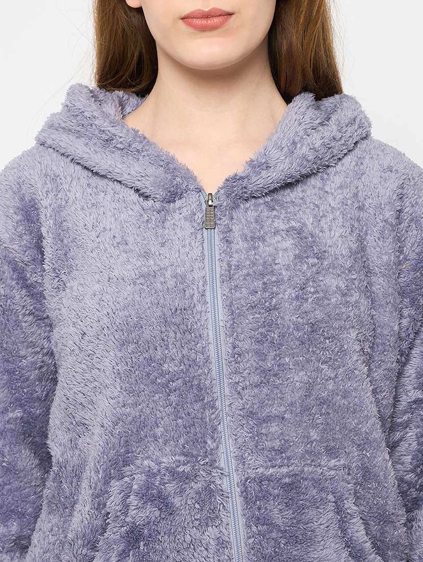 women long sleeves plain sweatshirt - 21709288 - Standard Image - 5