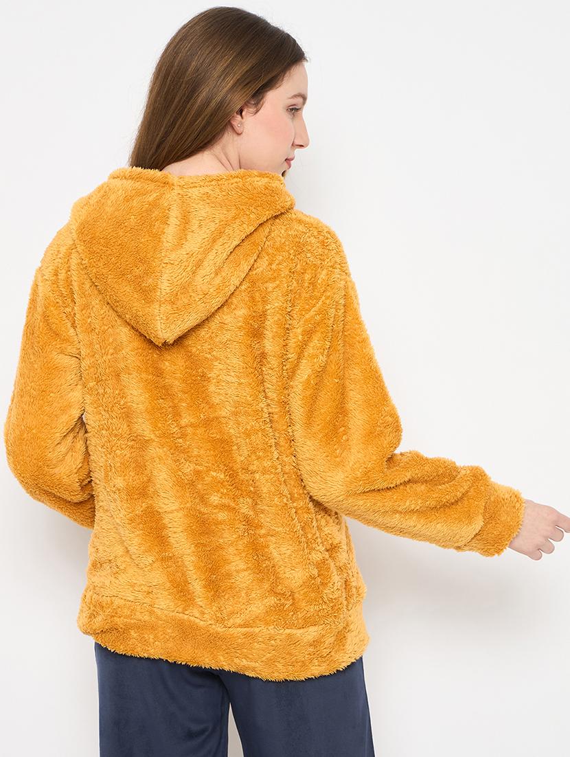 women long sleeves plain sweatshirt - 21709289 - Standard Image - 3