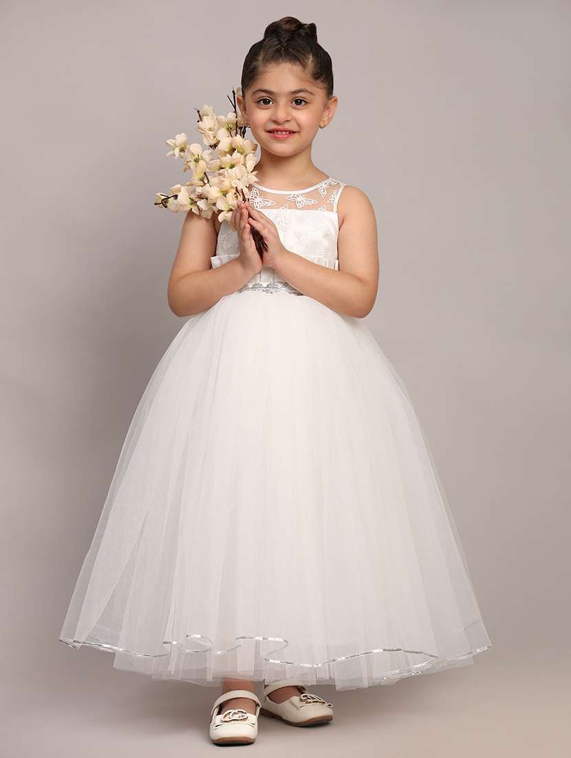 girls embellished sleeveless frock - 21709322 - Standard Image - 3