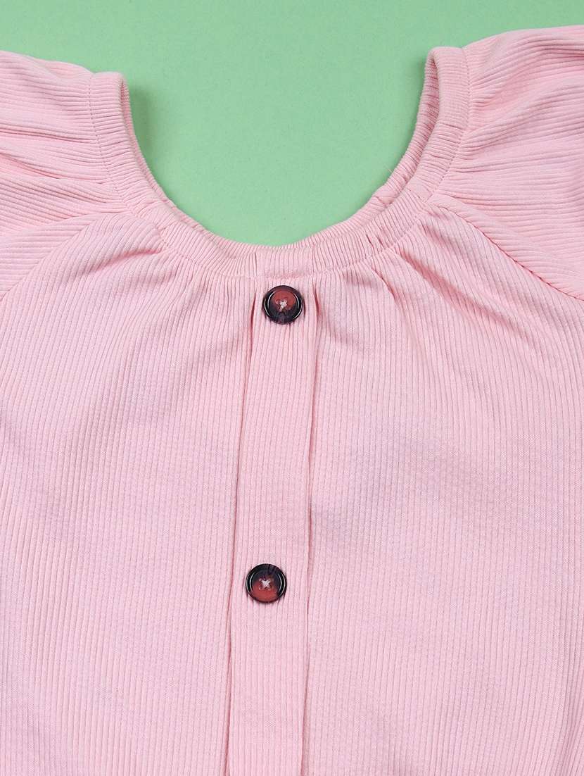 pink cotton shorts sets twin & jump suit - 21709611 -  Standard Image - 3