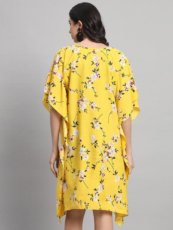 women printed relaxed fit kaftan dress - 21709741 - Standard Image - 3