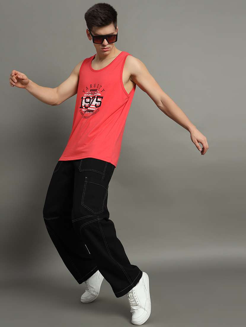 men typographic print round neck t-shirt - 21709941 -  Standard Image - 3