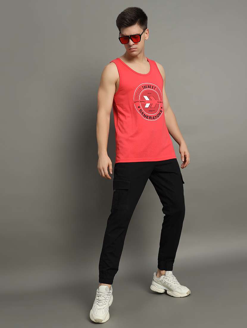 men typographic print round neck t-shirt - 21709950 -  Standard Image - 3