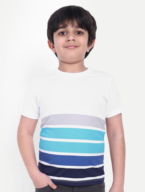 boys stripes short sleeve t-shirt - 21710157 - Standard Image - 0