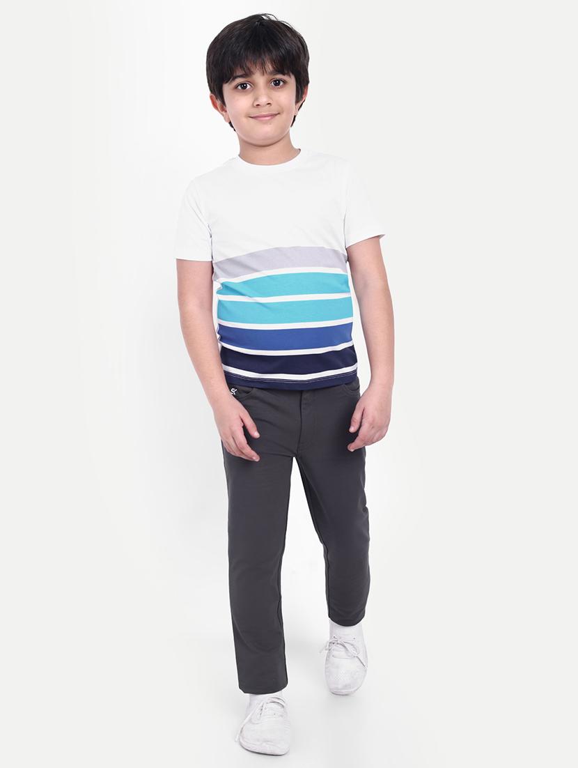 boys stripes short sleeve t-shirt - 21710157 - Standard Image - 3