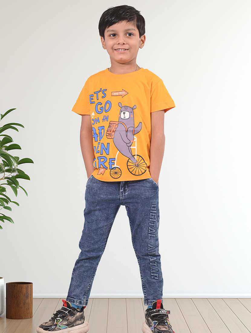 boys printed short sleeve t-shirt - 21710161 - Standard Image - 3