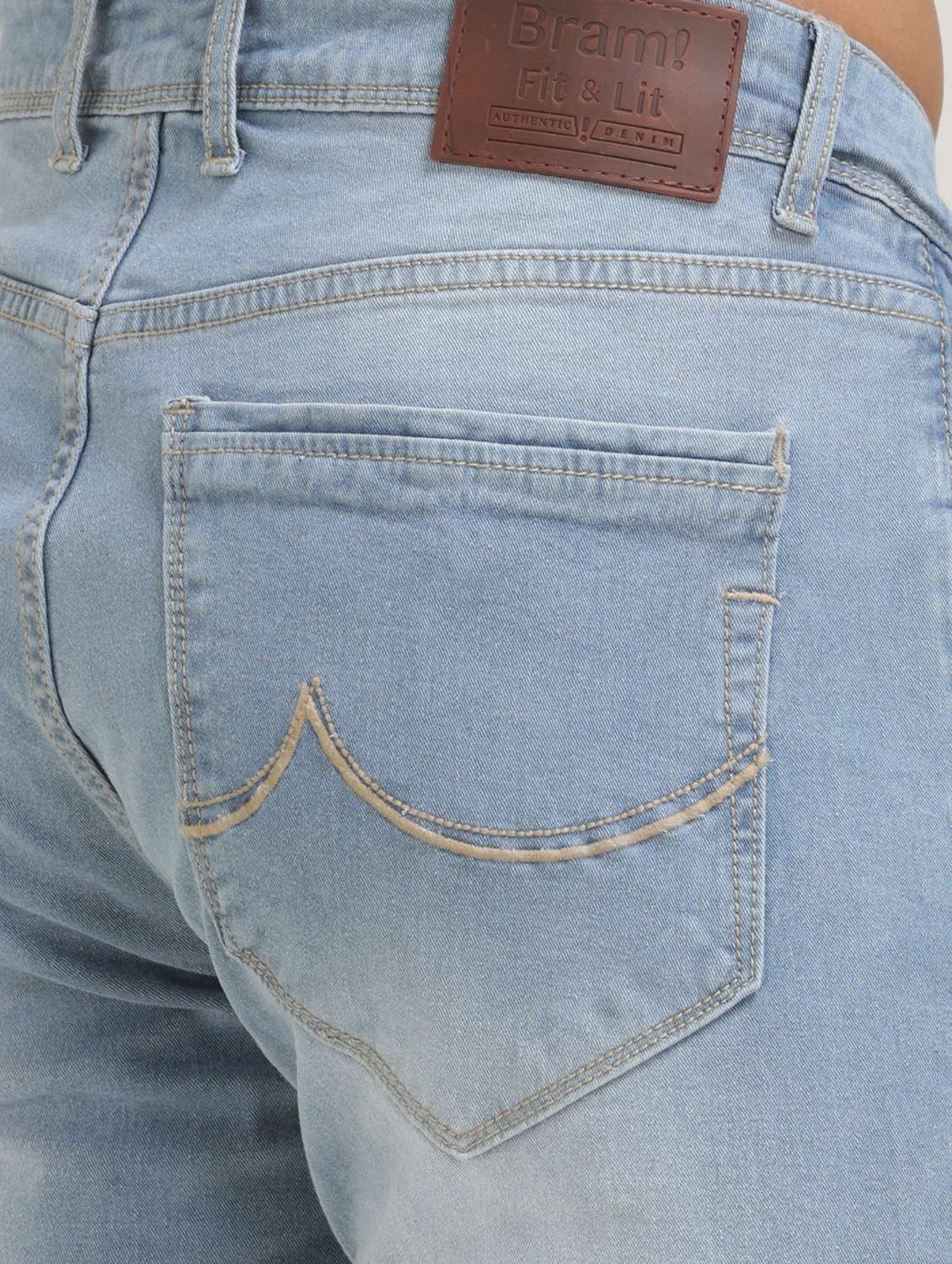 men light blue low rise denim jean - 21710302 -  Standard Image - 5