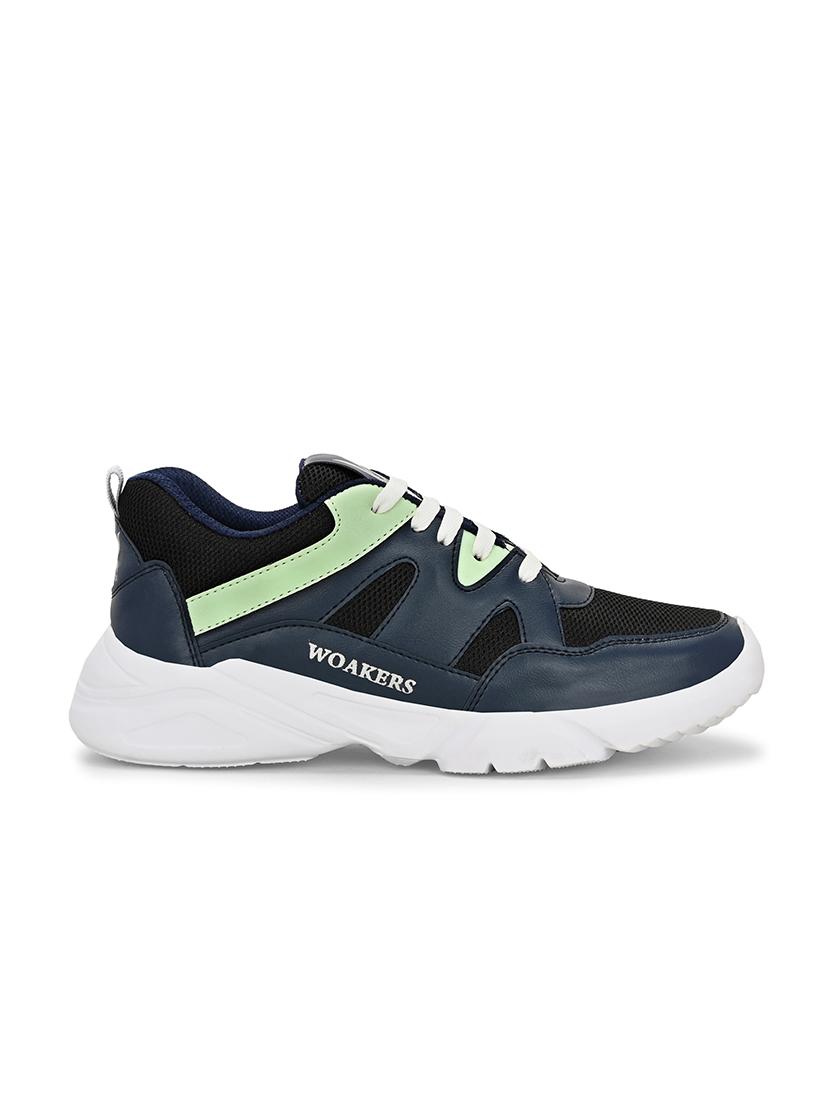 men color block running sport shoes - 21710341 - Standard Image - 3