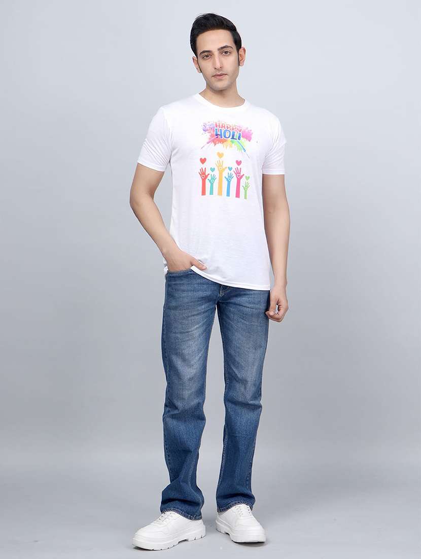 men graphic print short sleeve t-shirt - 21710491 -  Standard Image - 3