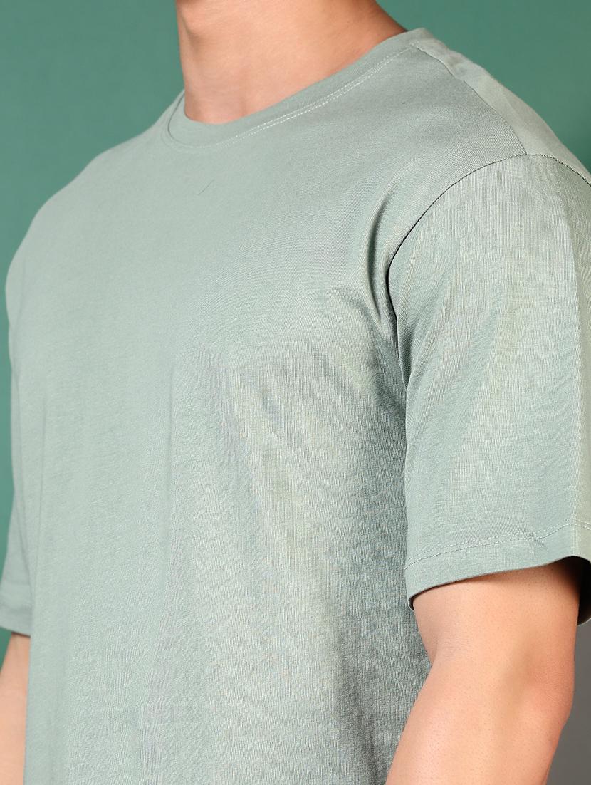 men solid short sleeves regular fit t-shirt - 21710707 - Standard Image - 3