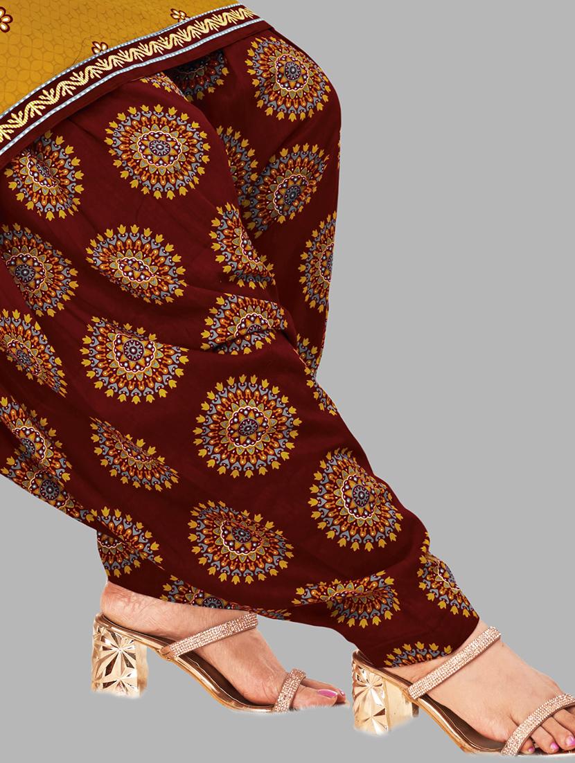 women printed 3-piece unstitched dress material - 21710782 - Standard Image - 3